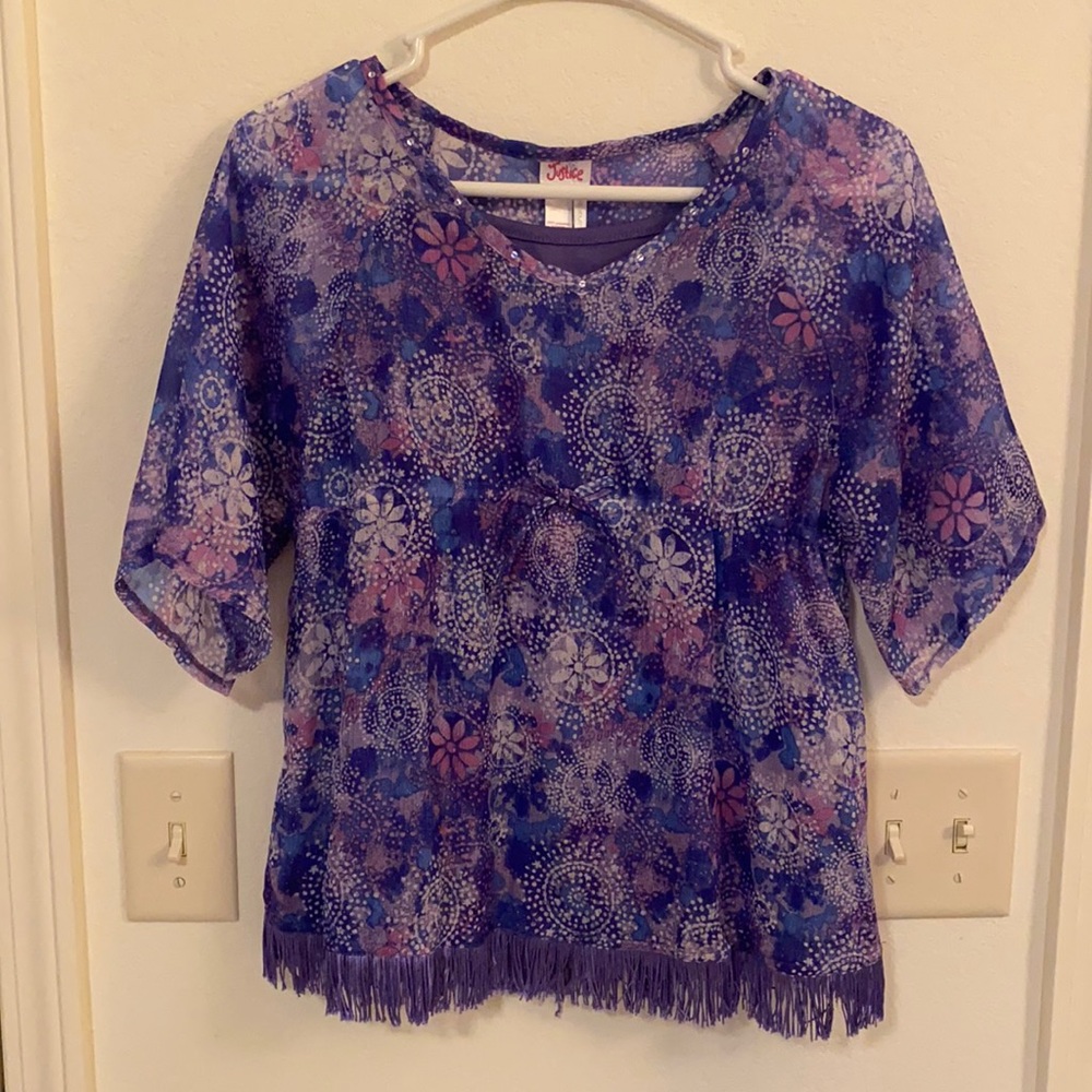 Justice Shimmery Blouse